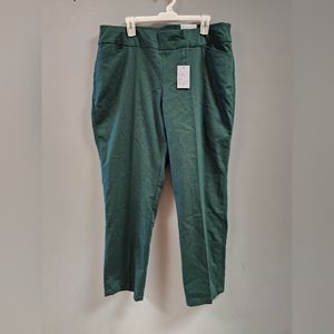 Women's Effortless Pull On Mid Rise Straight Leg Pants